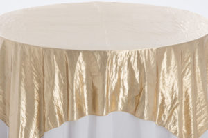 Gold Tissue Lame Overlay - Image 2