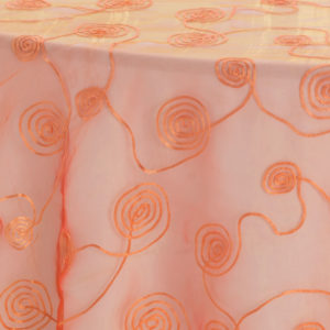 Orange Spiral Sheer Overlay - Image 3