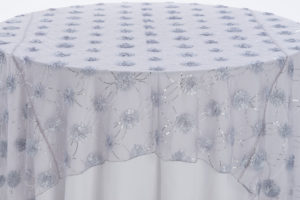 Pewter Gardenia Textured Sheer - Image 2