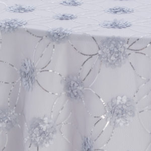 Pewter Gardenia Textured Sheer - Image 3