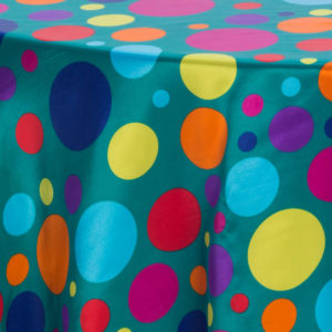 Teal-Polka Dot Prints Overlay - Image 3