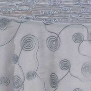 Silver Spiral Sheer Overlay - Image 3